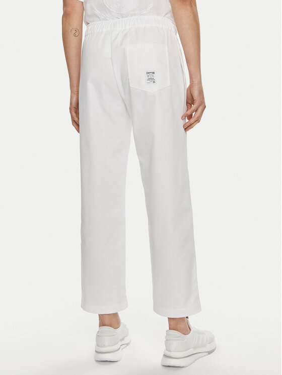 Champion Champion Pantaloni scurți sport 117202 Alb Relaxed Fit