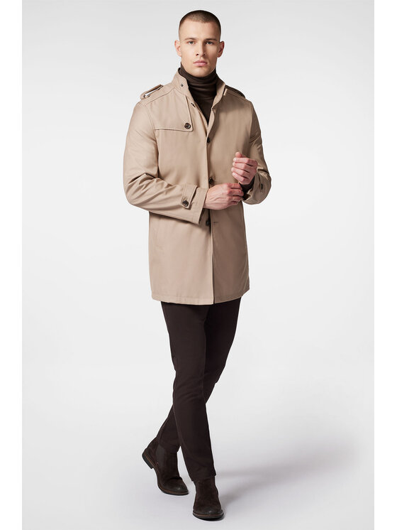 Próchnik Próchnik Płaszcz przejściowy PM2 PC131223000005 Beżowy Regular Fit
