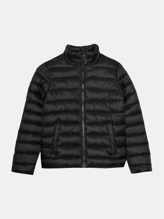 4F 4F Μπουφάν μεταβατικό 4FJWSS24TDJAM344 Μαύρο Regular Fit
