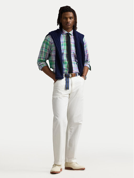 Polo Ralph Lauren Camicia 710968962005 Multicolore Custom Fit, taglia : XXL