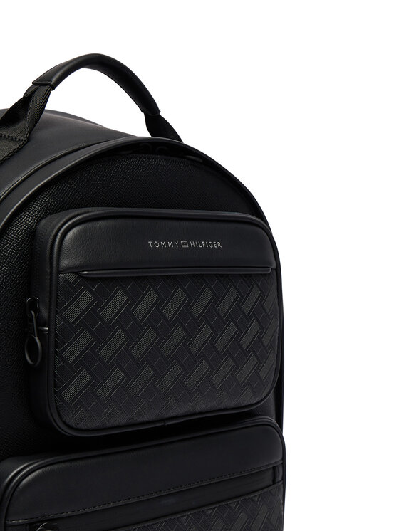 Tommy Hilfiger Tommy Hilfiger Plecak Th Modern Monogram Backpack AM0AM14683 Czarny