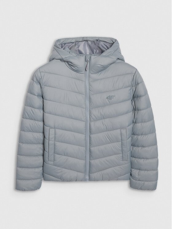 4F 4F Giubbotto piumino 4FJRAW25TDJAM0819-25S Grigio Regular Fit