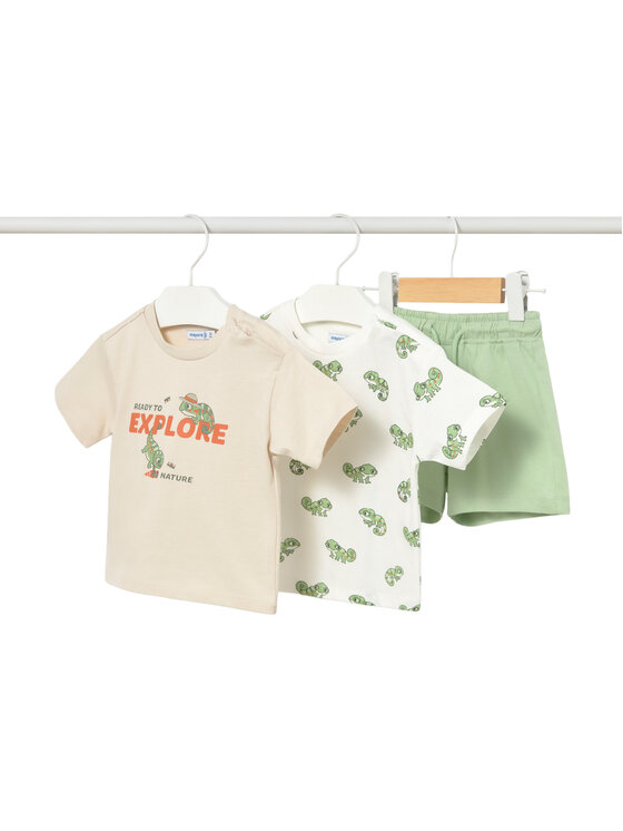 Mayoral Mayoral 2er-Set T-Shirts und Shorts 1669 Bunt Regular Fit