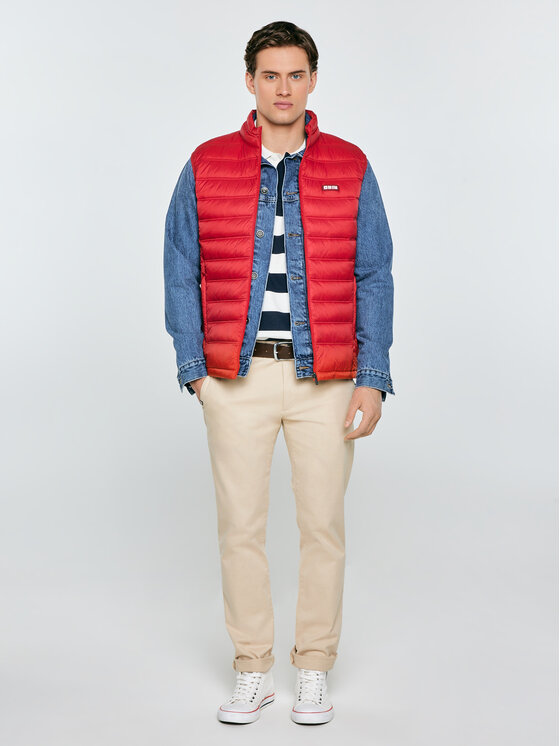 BIG STAR BIG STAR Kamizelka JAXOON Czerwony Basic Fit