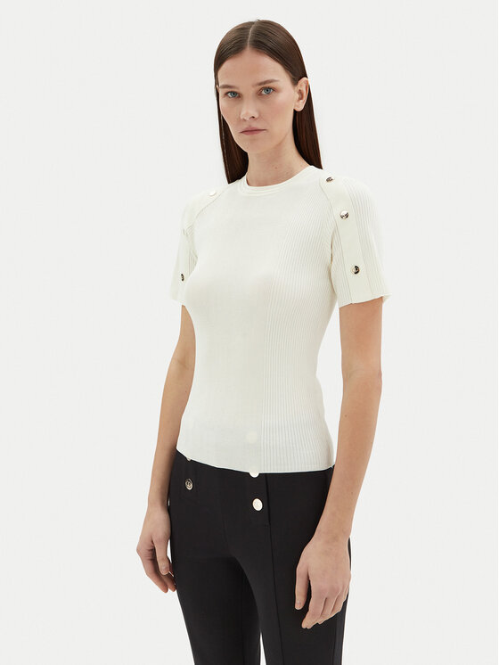 Motivi Maglione M5876000937N Bianco Slim Fit, taglia : 4