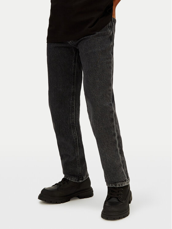Calvin Klein Jeans Calvin Klein Jeans Džínsy IB0IB02602 Čierna Straight Fit