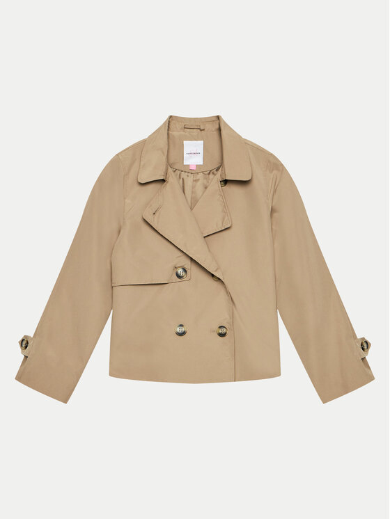 Vero Moda Girl Vero Moda Girl Μπουφάν μεταβατικό Zoa 10301964 Μπεζ Regular Fit
