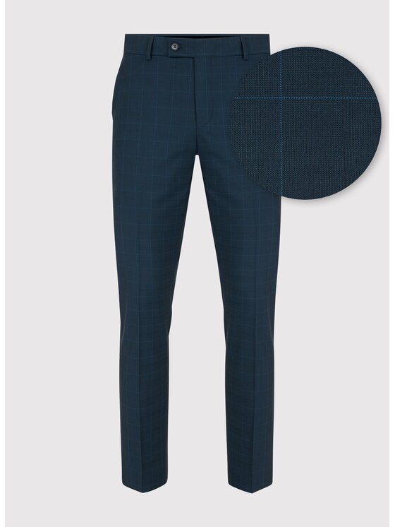 Pako Lorente Pako Lorente Garnitur P23SF-4G-003 Granatowy Slim Fit
