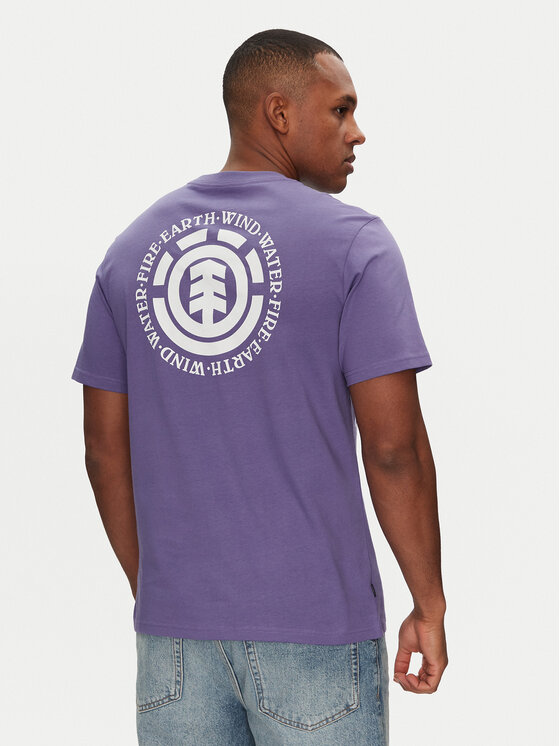 Element Element T-Shirt ELYZT00490 Fioletowy Regular Fit