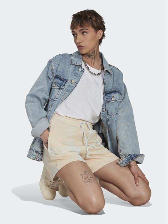 adidas adidas Спортивні шорти HL6610 Бежевий Relaxed Fit