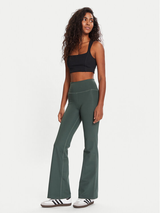 Girlfriend Collective Girlfriend Collective Legginsy Compressive 4038 Zielony Flare Fit