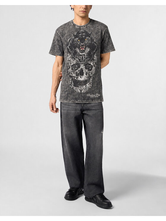 PHILIPP PLEIN PHILIPP PLEIN T-shirt 32085 Nero Regular Fit