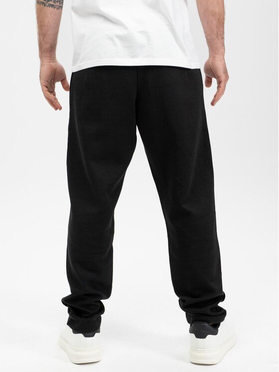 Jigga Wear Jigga Wear Spodnie dresowe Spodnie Dresowe Męskie Czarne Jigga Wear Gum Simple Crown XXL Czarny Regular Fit