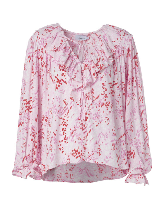 LAURELLA LAURELLA Bluzka Laurella 2TU001550 Różowy Regular Fit