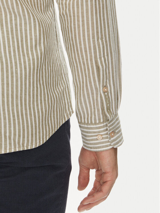 Pierre Cardin Pierre Cardin Koszula C6 41017.0482 Beżowy Modern Fit