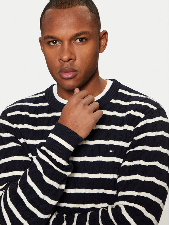 Tommy Hilfiger Tommy Hilfiger Светр MW0MW33132 Cиній Relaxed Fit