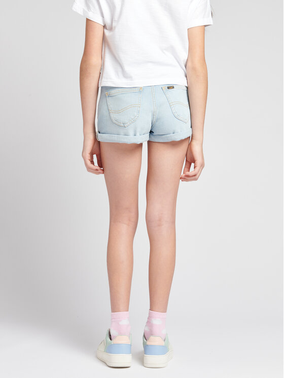 Lee Lee Szorty jeansowe Carol LEG5067 Niebieski Regular Fit