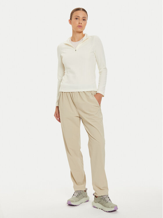 4F 4F Termo bielizeň vrchné diely 4FWAW24UFLEF048 Écru Slim Fit