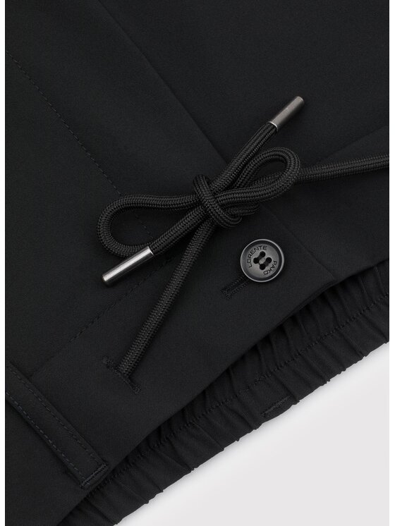 Pako Lorente Pako Lorente Spodnie materiałowe P25WF-WX-008 Czarny Slim Fit