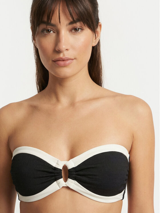 Seafolly Seafolly Μπικίνι πάνω μέρος Band Wave 31577-305 Μαύρο