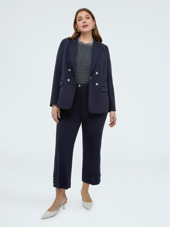 Fiorella Rubino Fiorella Rubino Giacca di transizione Q005T000243N034 Blu Regular Fit