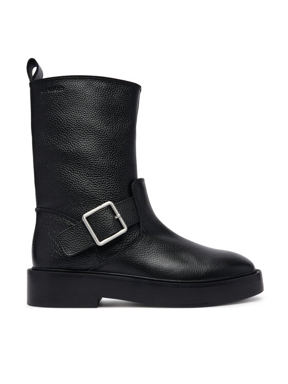 Calvin Klein Calvin Klein Saapad Conc Welt Mid Biker Boot Lth HW0HW03212 Must