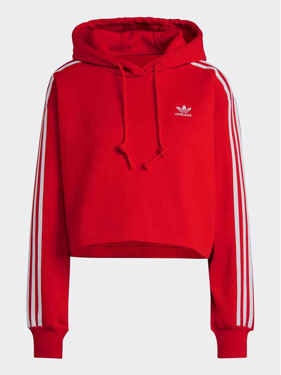 Adidas kapuzenpullover damen rot deals