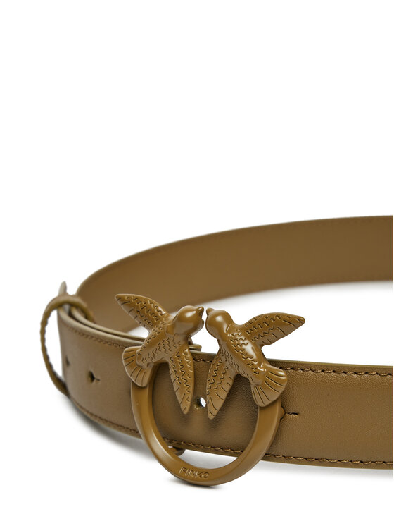 PINKO Pinko Damengürtel Lover Berry H3 Belt AI 24-25 PLT01 100125 A1K2 Khakifarben