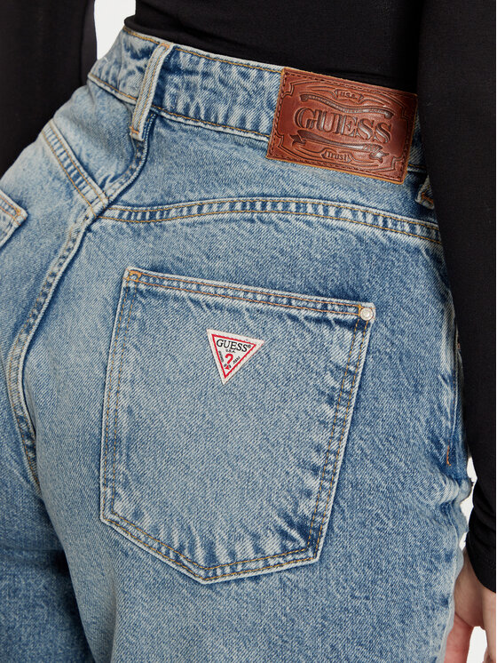 Guess Guess Džinsai W5RA21 D5LR2 Mėlyna Straight Leg