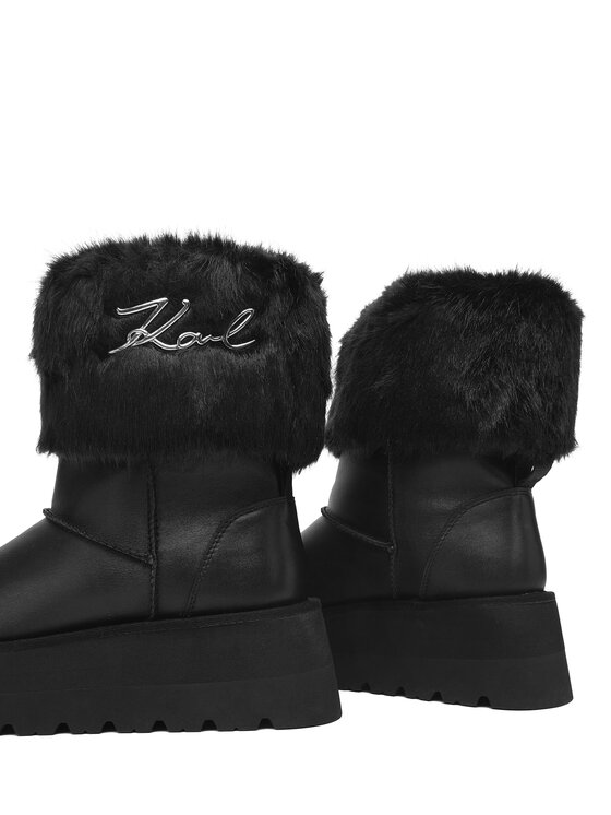 KARL LAGERFELD KARL LAGERFELD Sniego batai KL48655 Juoda