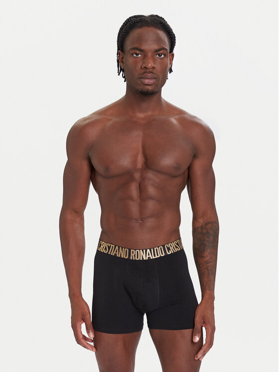 Cristiano Ronaldo CR7 Cristiano Ronaldo CR7 Boxershorts-Set 8125-49 Schwarz