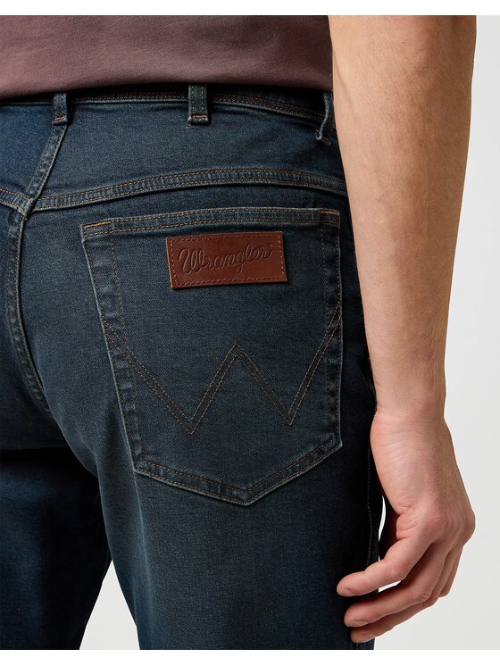 Wrangler Wrangler Jeansy RIVER Niebieski Slim Fit
