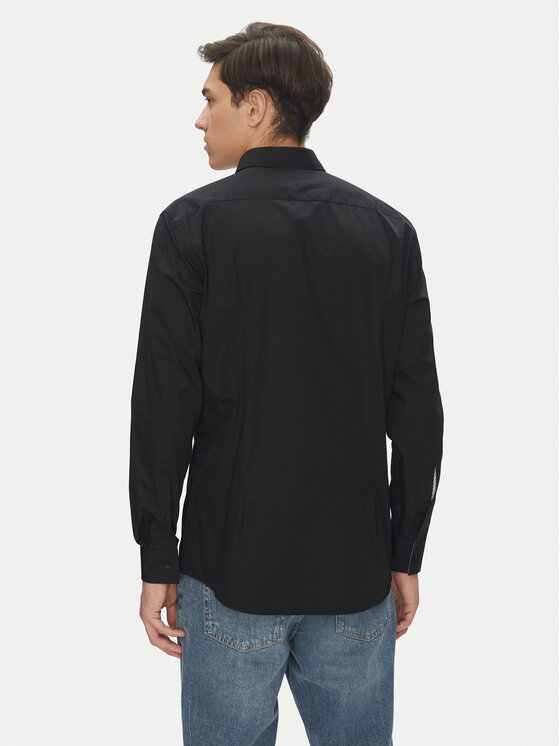 HUGO HUGO Koszula Koey 50544922 Czarny Slim Fit