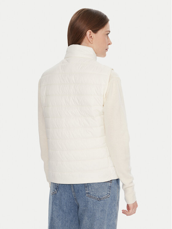 United Colors Of Benetton United Colors Of Benetton Жилетка за костюм 2TWDDJ00V Екрю Slim Fit