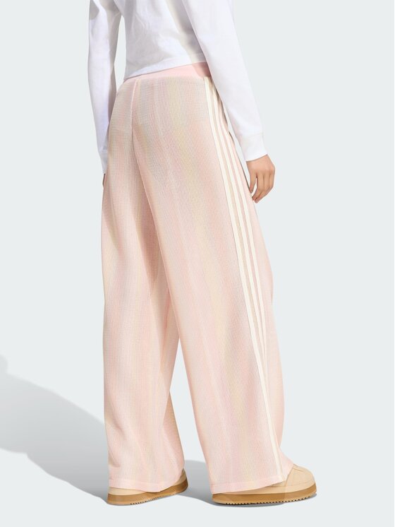 adidas adidas Spodnie dresowe 161718 Różowy Loose Fit