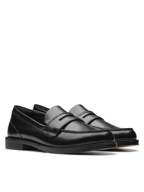 Clarks Clarks Mokasíny Straven Edge 26181277 Černá