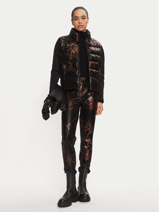 LOLA CASADEMUNT LOLA CASADEMUNT Riidest püksid LF2414007 Must Slim Fit