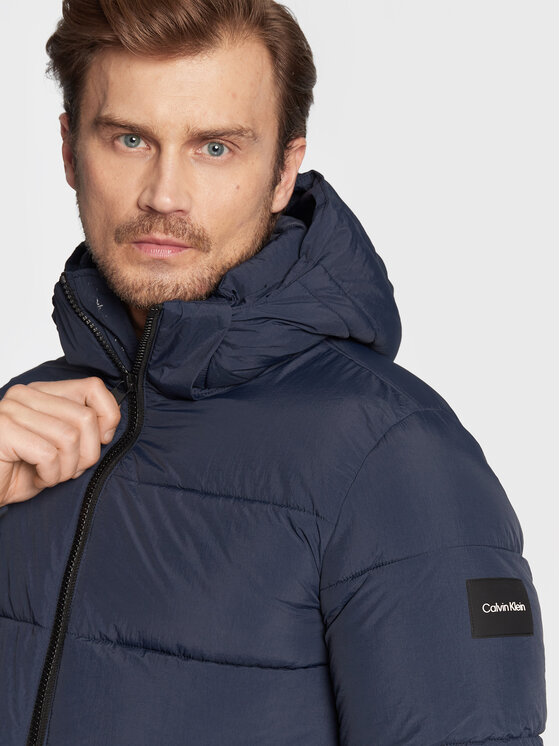 Calvin Klein Calvin Klein Μπουφάν χειμωνιάτικο K10K110336 Σκούρο μπλε Regular Fit