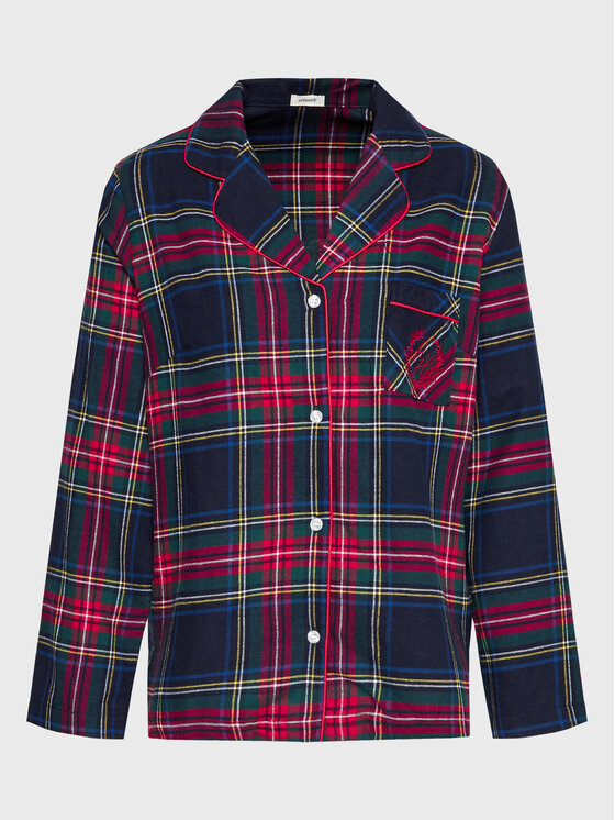 Selmark Pyjama Cuadros P4776 Dunkelblau Regular Fit | Modivo.de