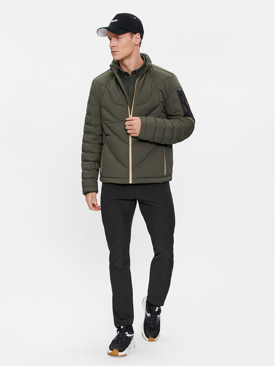 BOSS BOSS Pehelykabát J_Titanium 50505233 Zöld Regular Fit