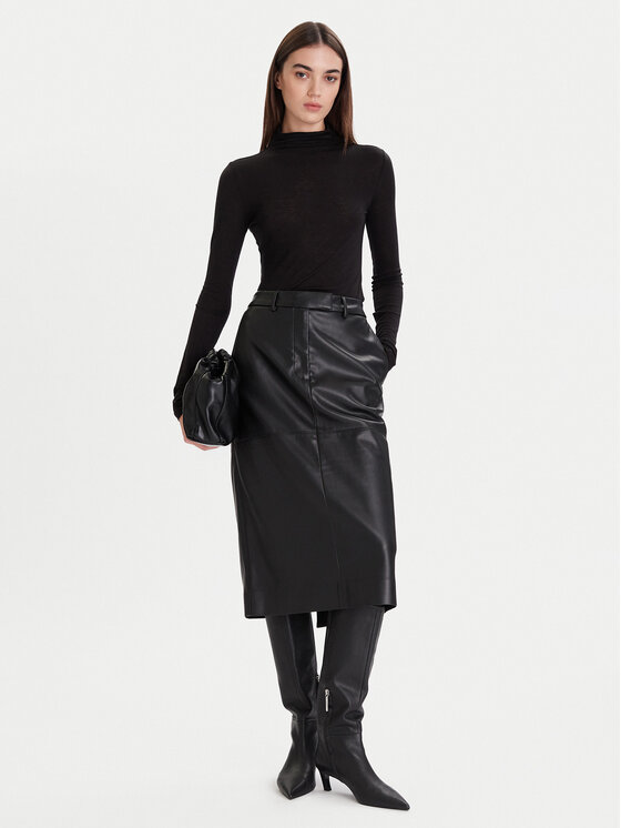 Calvin Klein Calvin Klein Светр LV044D239G Чорний Slim Fit