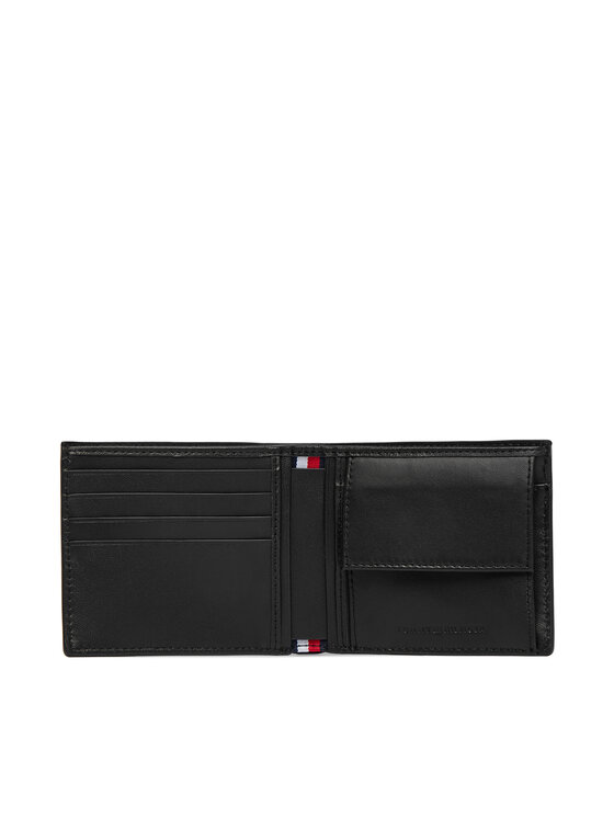 Tommy Hilfiger Tommy Hilfiger Denarnica Th Foundation Cc And Coin AM0AM14506 Črna