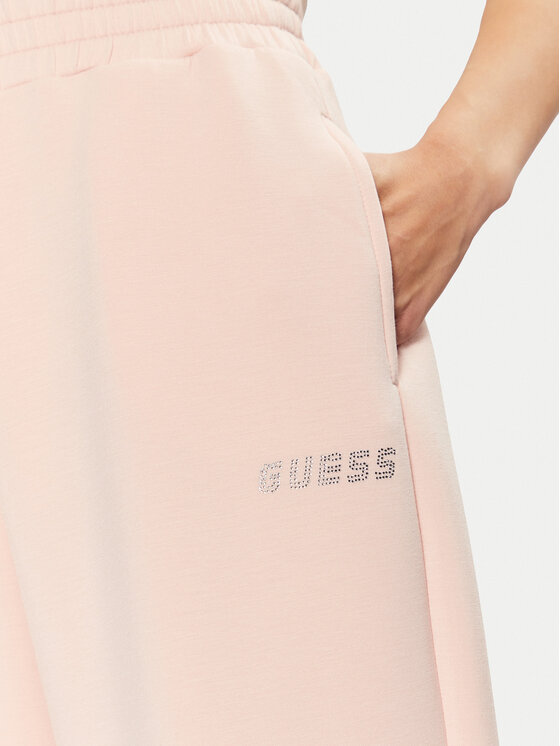 Guess Guess Спортивні штани V4BB13 K7UW2 Рожевий Regular Fit
