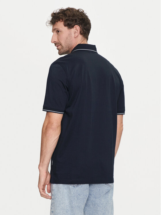 Bugatti Bugatti Polo 8151 55100A Granatowy Regular Fit