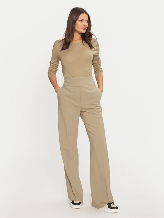 United Colors Of Benetton United Colors Of Benetton Kampsun 1ZRED10BL Beež Regular Fit