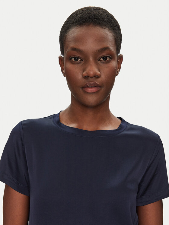 ViCOLO ViCOLO Majica TD0007 Tamnoplava Relaxed Fit