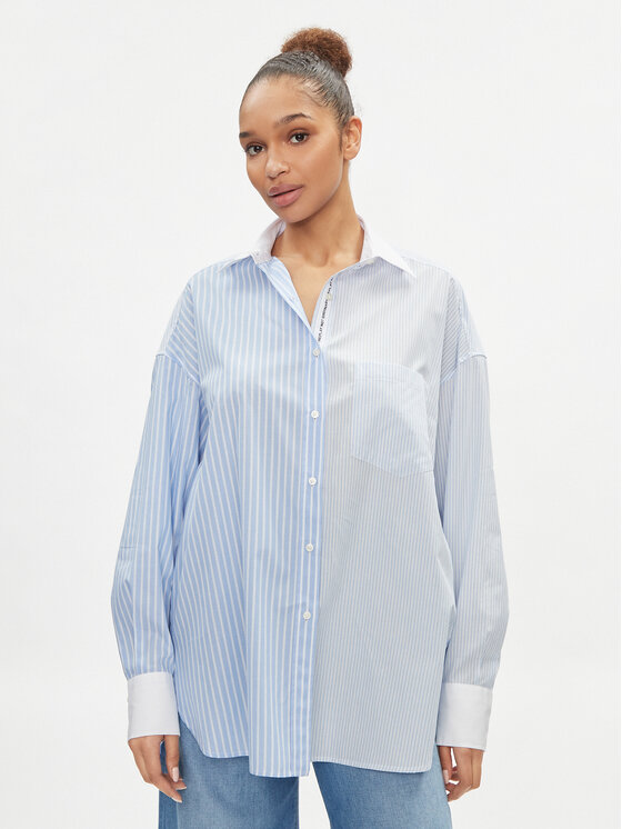 REPLAY Replay Сорочка W2136 .000.10338 Голубий Comfort Fit