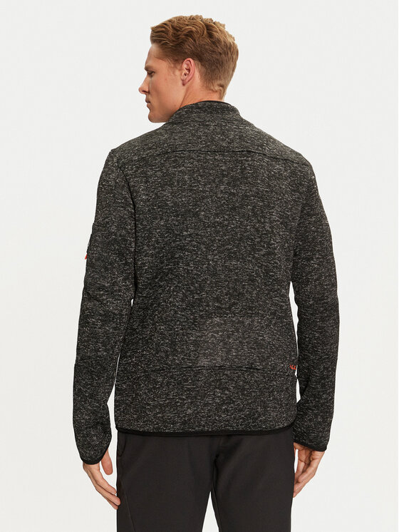 Aulp Aulp Technisches Sweatshirt Navoy Schwarz Regular Fit