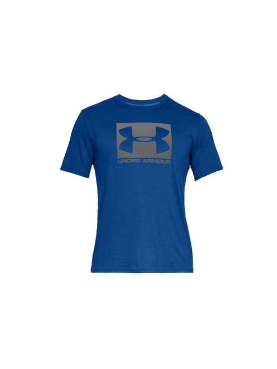 Under Armour Tričko Under Armour Boxed Sportstyle SS Tee Modrá Regular Fit