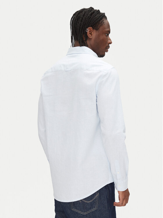 Tommy Jeans Tommy Jeans Cămașă DM0DM20875 Albastru celest Regular Fit